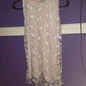 Floral Made in Italy sleeveless top size Medium